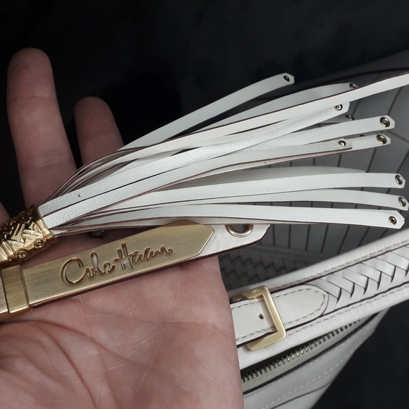 Cole Haan~Huarache Square Woven Hobo - Picture 12 of 12